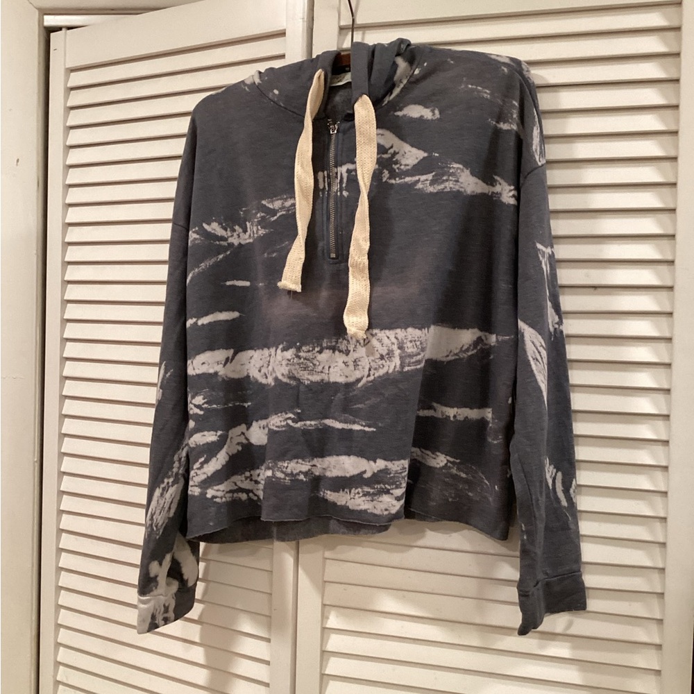 Vintage Havana Charcoal and White Hoodie (super soft) L NWTs